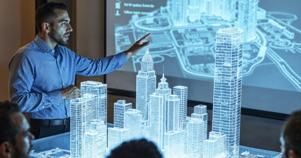 Especialista explicando o futuro de apartamentos à venda em porto alegre