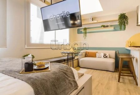 Loft com 29m², 1 quarto, 1 vaga, no bairro Jardim do Salso em Porto Alegre