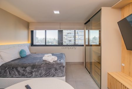 Loft com 25m², 1 quarto, 9 vagas, no bairro Rio Branco em Porto Alegre