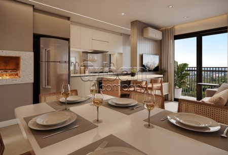 Apartamento com 45m², 2 quartos, 1 vaga, no bairro Igara em Canoas
