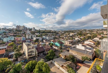 Loft com 43m², 1 quarto, 1 vaga, no bairro Central Parque em Porto Alegre