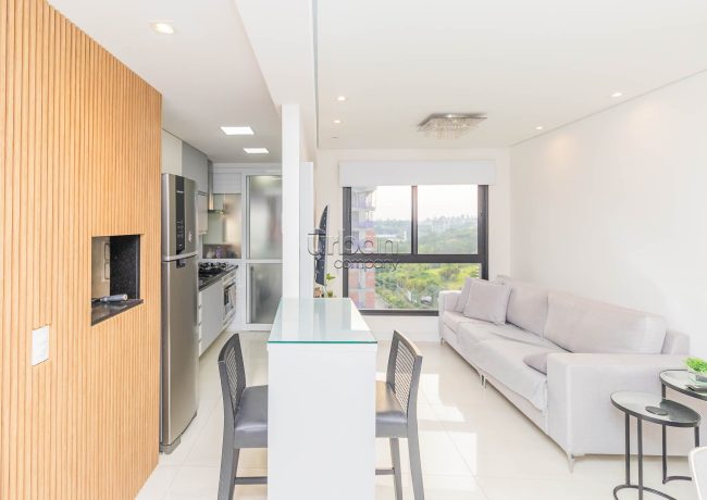 Apartamento com 58m², 2 quartos, 1 suíte, 2 vagas, no bairro Central Parque em Porto Alegre