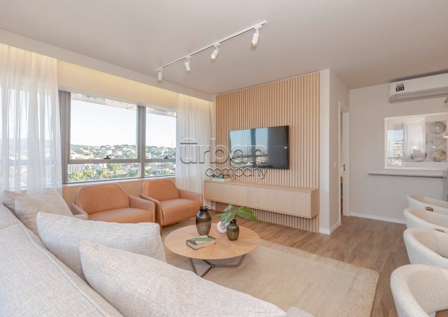 Apartamento com 60m², 1 quarto, 1 suíte, 2 vagas, no bairro Jardim Europa em Porto Alegre