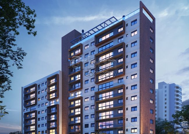 Apartamento Garden com 117m², 2 quartos, 1 suíte, 2 vagas, no bairro Menino Deus em Porto Alegre