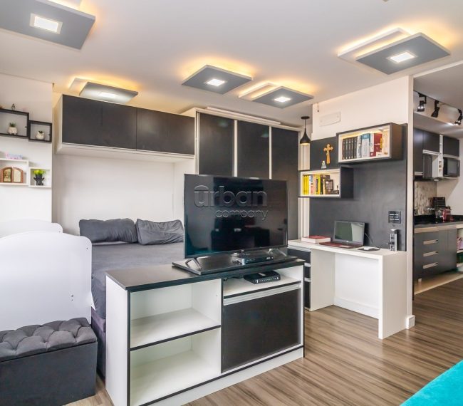 Loft com 36m², 1 quarto, 1 suíte, 1 vaga, no bairro Jardim Botânico em Porto Alegre