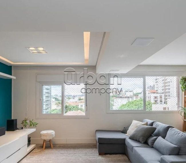 Apartamento com 130m², 2 quartos, 1 suíte, 4 vagas, no bairro Petrópolis em Porto Alegre