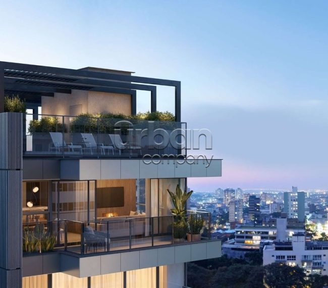 Apartamento Garden com 126m², 2 quartos, 2 suítes, 2 vagas, no bairro Moinhos de Vento em Porto Alegre
