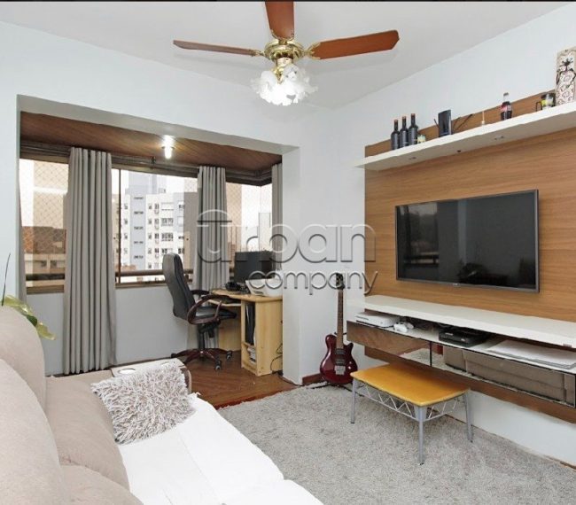 Apartamento com 58m², 2 quartos, 2 vagas, no bairro Menino Deus em Porto Alegre