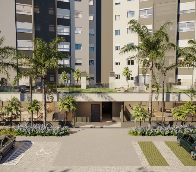 Apartamento Garden com 87m², 2 quartos, 1 suíte, 1 vaga, no bairro Jardim Itu em Porto Alegre