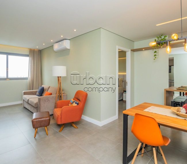 Apartamento com 56m², 1 quarto, 1 suíte, 1 vaga, no bairro Chácara Das Pedras em Porto Alegre
