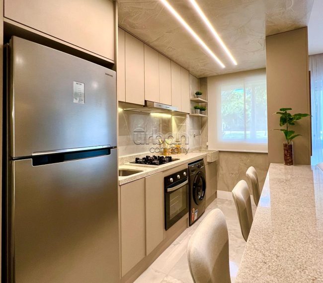Apartamento Garden com 66m², 2 quartos, 1 suíte, 1 vaga, no bairro Jardim Itu em Porto Alegre