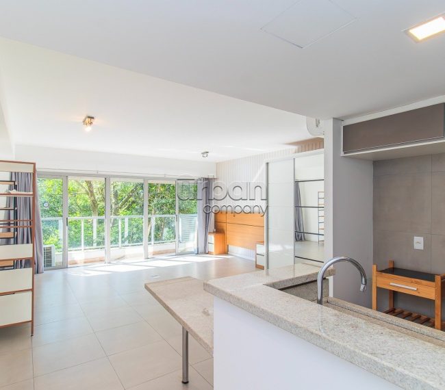 Apartamento com 50m², 1 quarto, 1 vaga, no bairro Petrópolis em Porto Alegre