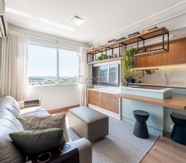 Apartamento com 55m², 2 quartos, 1 vaga, no bairro Partenon em Porto Alegre