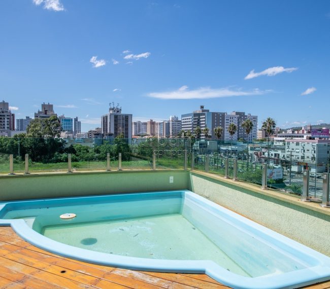 Cobertura com 211m², 3 quartos, 1 suíte, 2 vagas, no bairro Jardim Lindóia em Porto Alegre