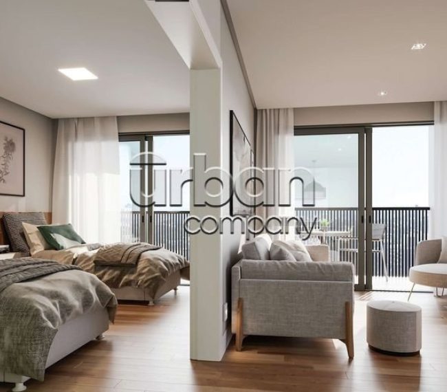 Apartamento com 22m², 1 quarto, 1 vaga, no bairro Moinhos de Vento em Porto Alegre