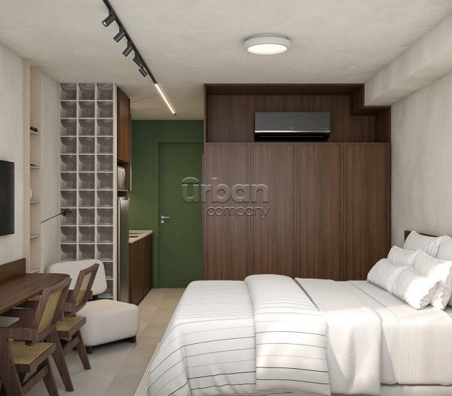 Loft com 27m², 1 quarto, no bairro Rio Branco em Porto Alegre