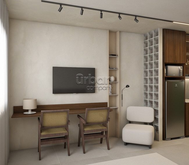 Loft com 27m², 1 quarto, no bairro Rio Branco em Porto Alegre