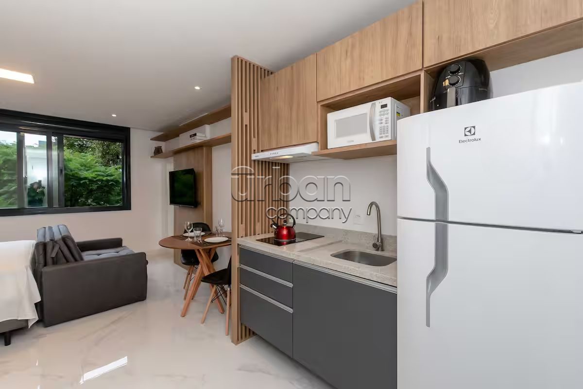 Loft com 25m², 1 quarto, 1 vaga, no bairro Mont Serrat em Porto Alegre