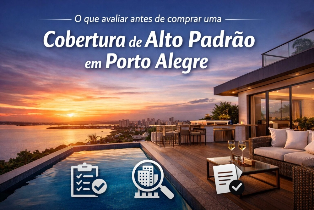Imagem do post O que avaliar antes de comprar uma cobertura de alto padrão em Porto Alegre