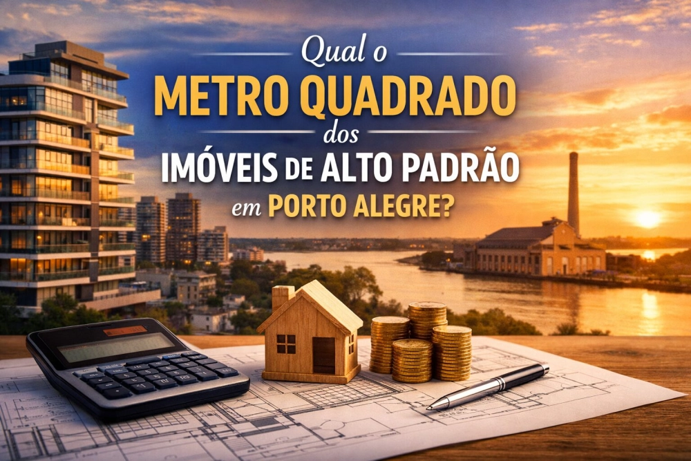Imagem do post Qual o metro quadrado dos imóveis de alto padrão em Porto Alegre?
